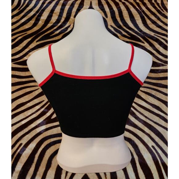 Rare Vintage 90s Spaghetti Tank Baby Crop Top, bratz girl print winged tank - Picture 3 of 7